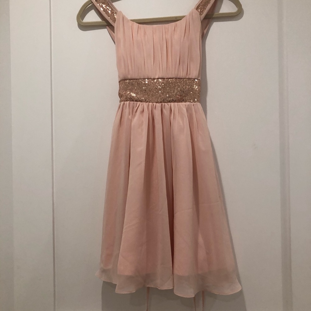 Light pink formal dress